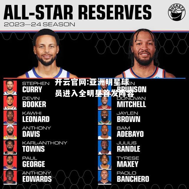 开云官网:亚洲明星球员进入全明星首发阵容